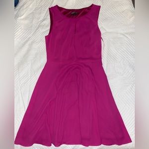 Express Hot Pink Flowy Dress